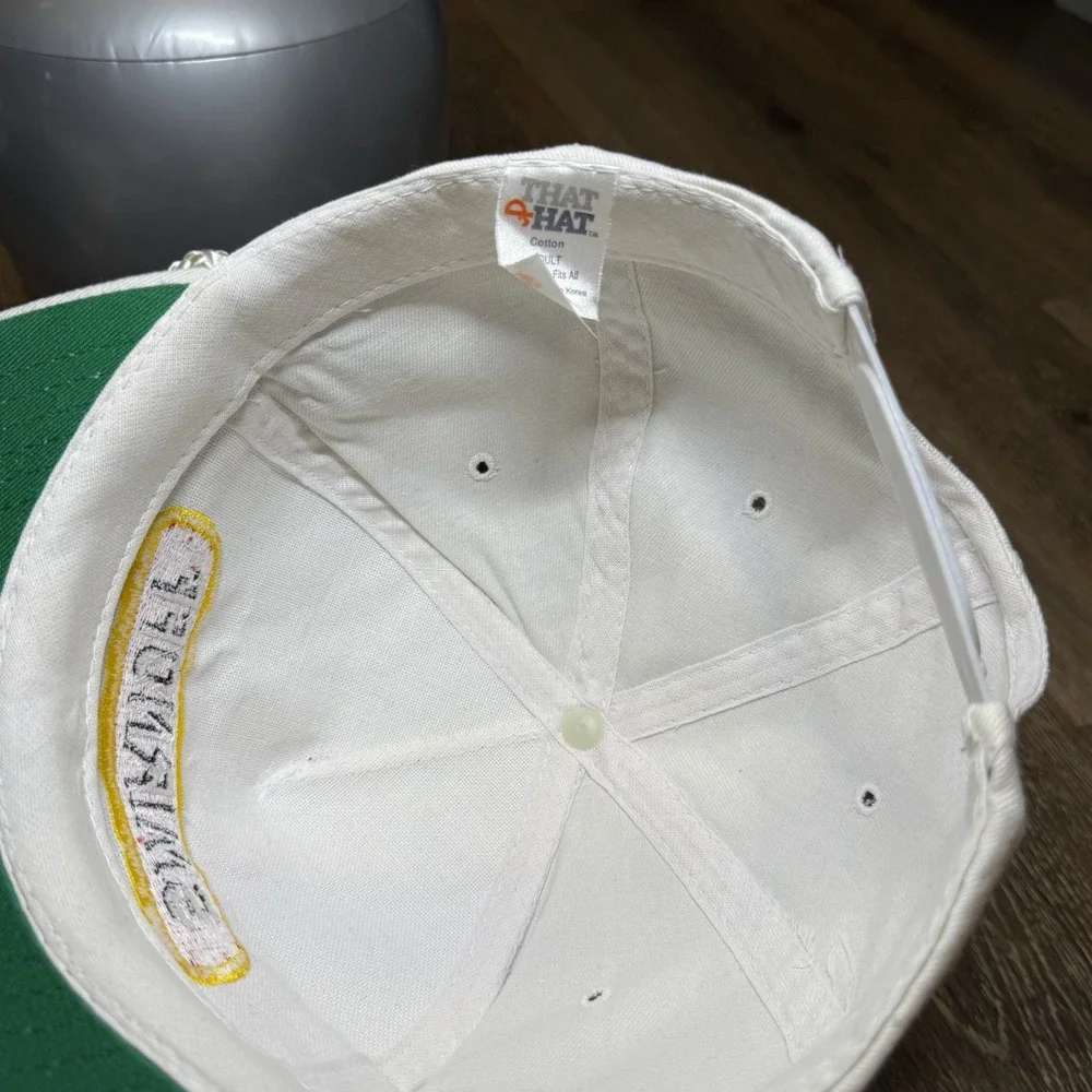 Vintage Smirnoff‎ Snapback Hat White Rope Trucker 80s Cotton Alcohol Liquor Beer